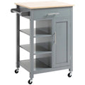 Kitchen Island Cart on Wheels W36691