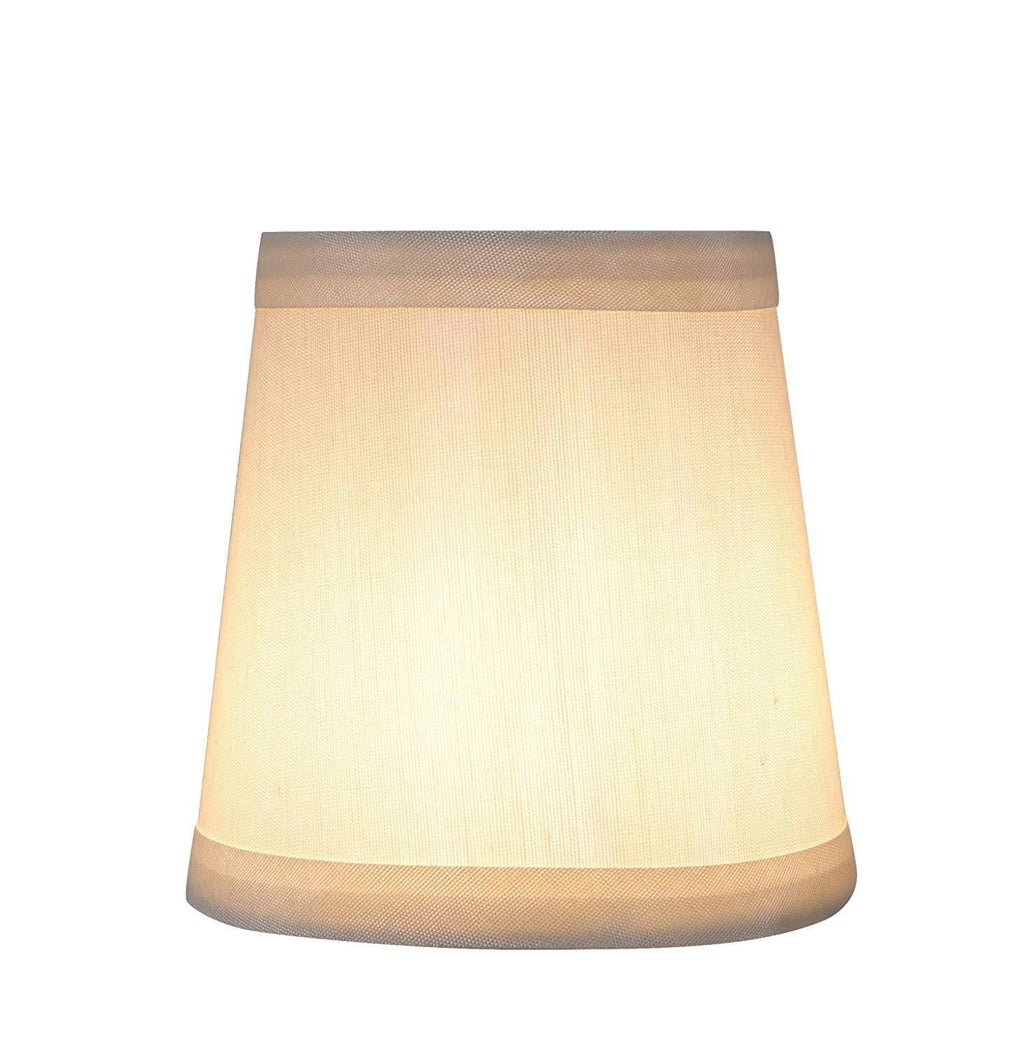 Off White Chandelier Lamp Shade Set 9 Pack F48616
