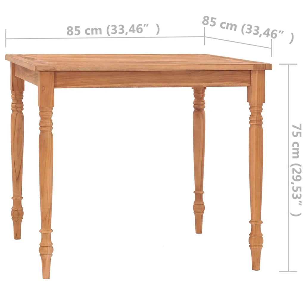 Solid Teak Wood Sofa and Couch End Side Table R475307
