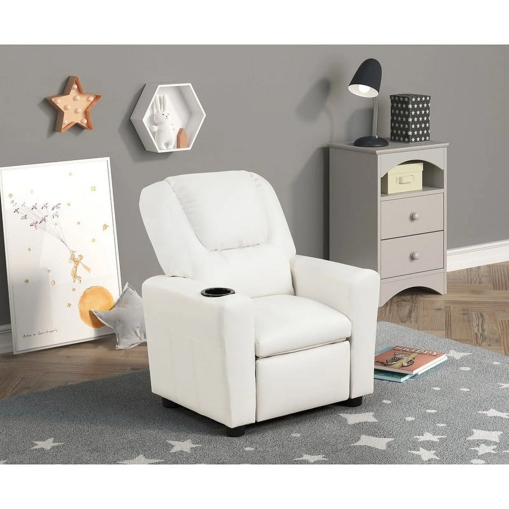 Black PU Leather Kids Recliner Chair R85199