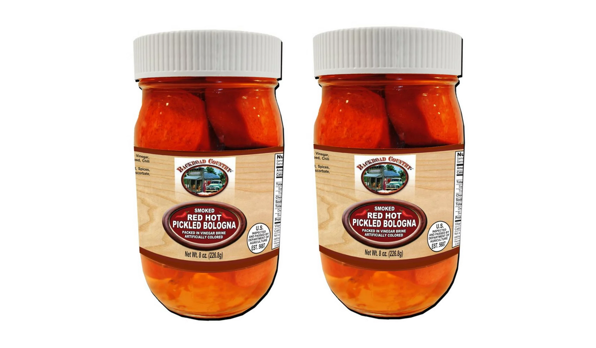2-Pack 8 oz. Pickled Red Hot Bologna W25748