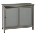 Grey Wood Cabinet O469031