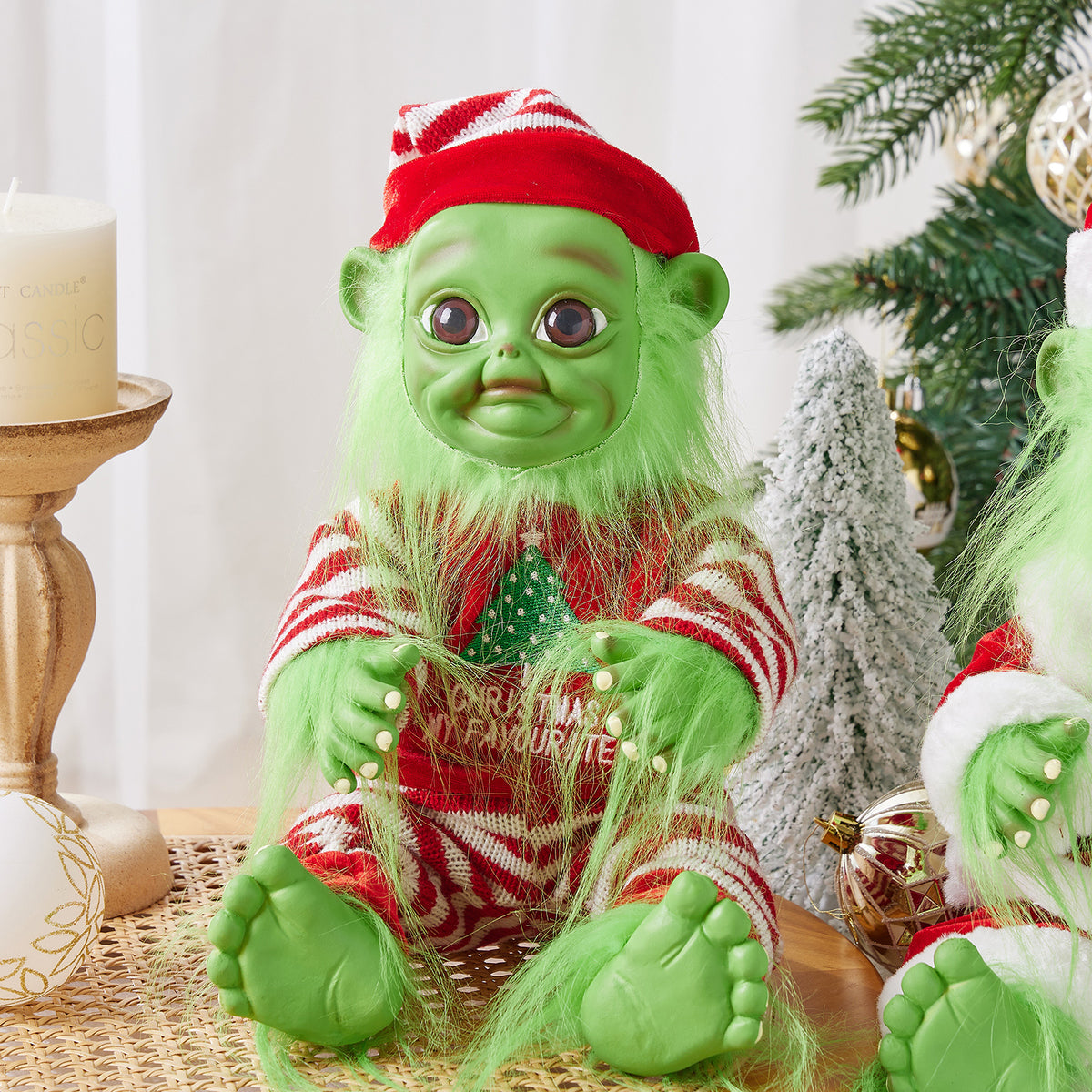 Christmas Latex Ugly Doll with Clothes L18193