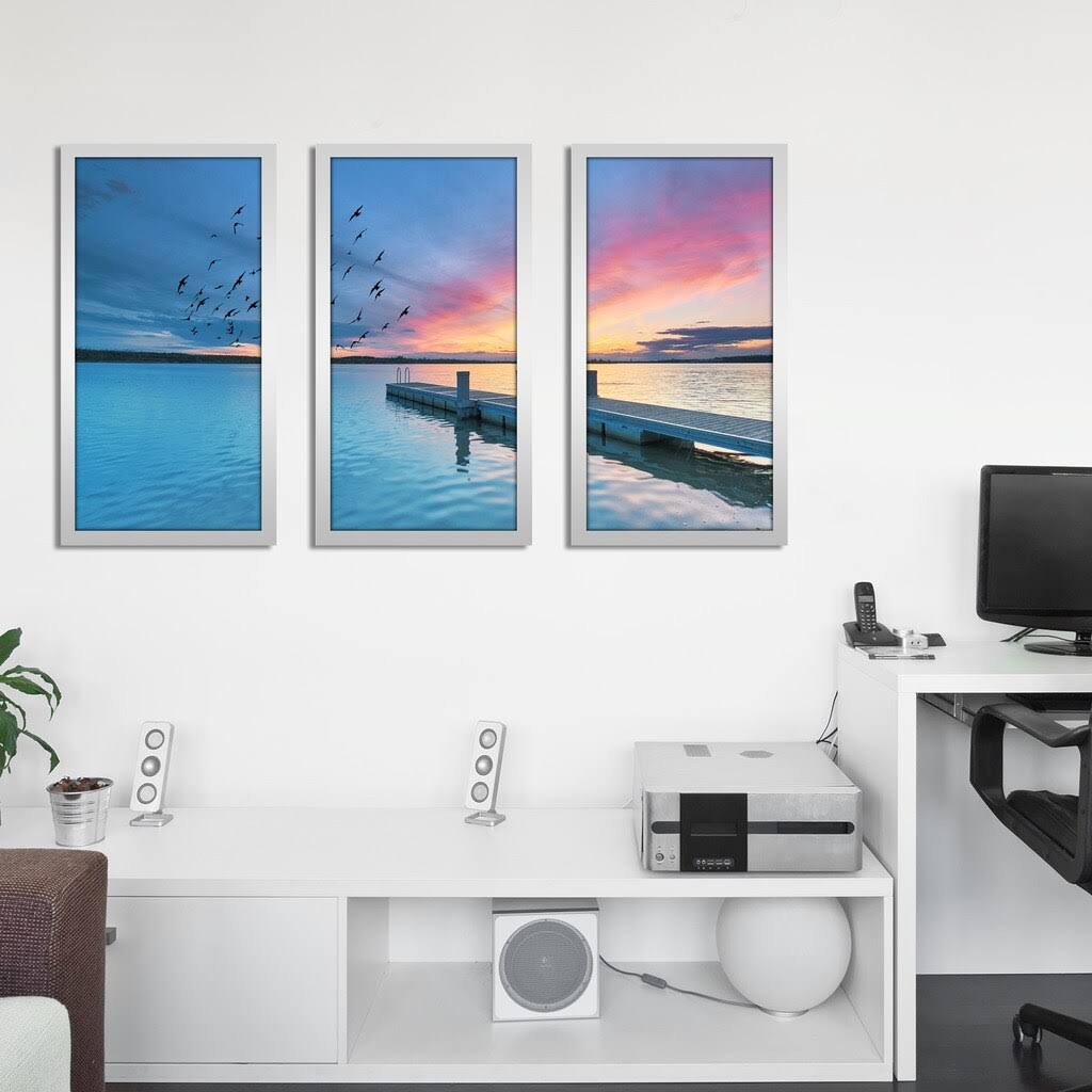 3 Piece Framed Photographic Print Set H445