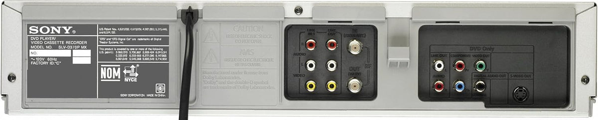 DVD/VCR Progressive Scan Combo Player V836