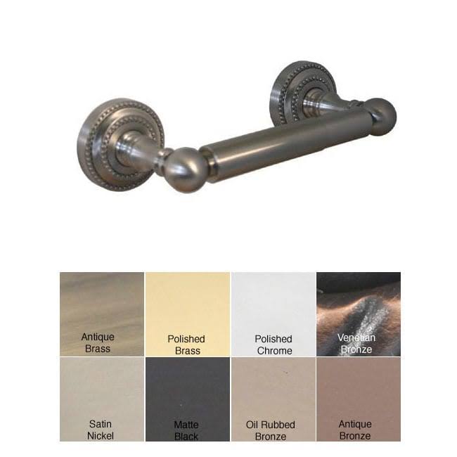 Matte Black 2 Post Toilet Tissue Holder Y54636