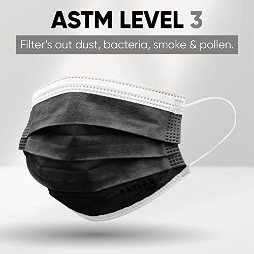 Disposable Face Masks, ASTM 3, 3 Layer, 50 Pack R6469