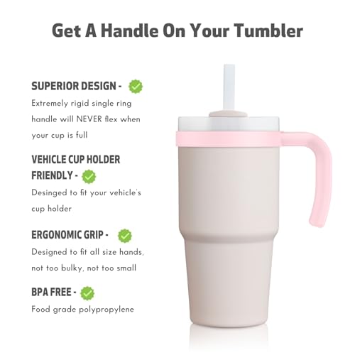 Pack of 2 Anti Slip Tumbler Handles Q93803