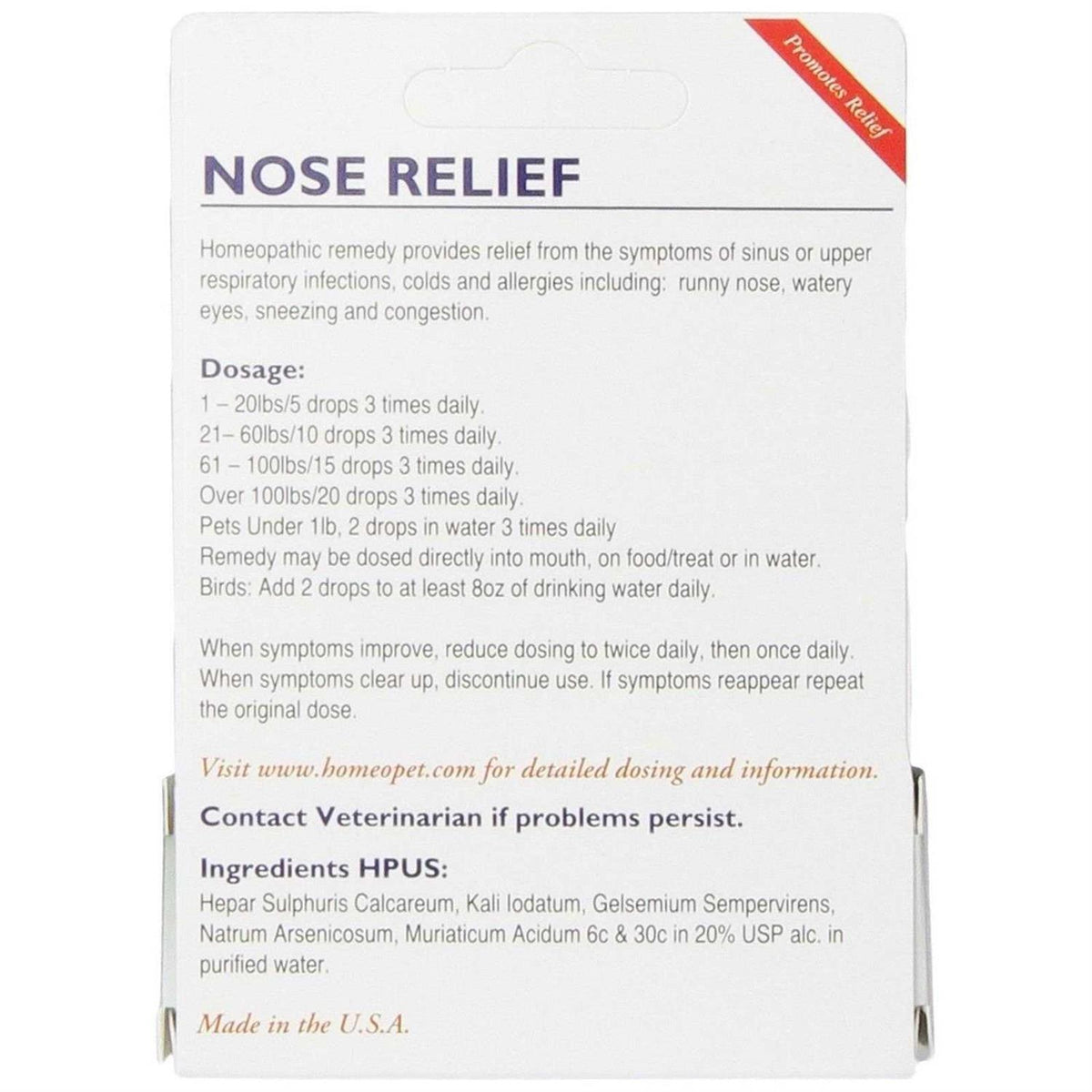 Pet Nose Relief B190