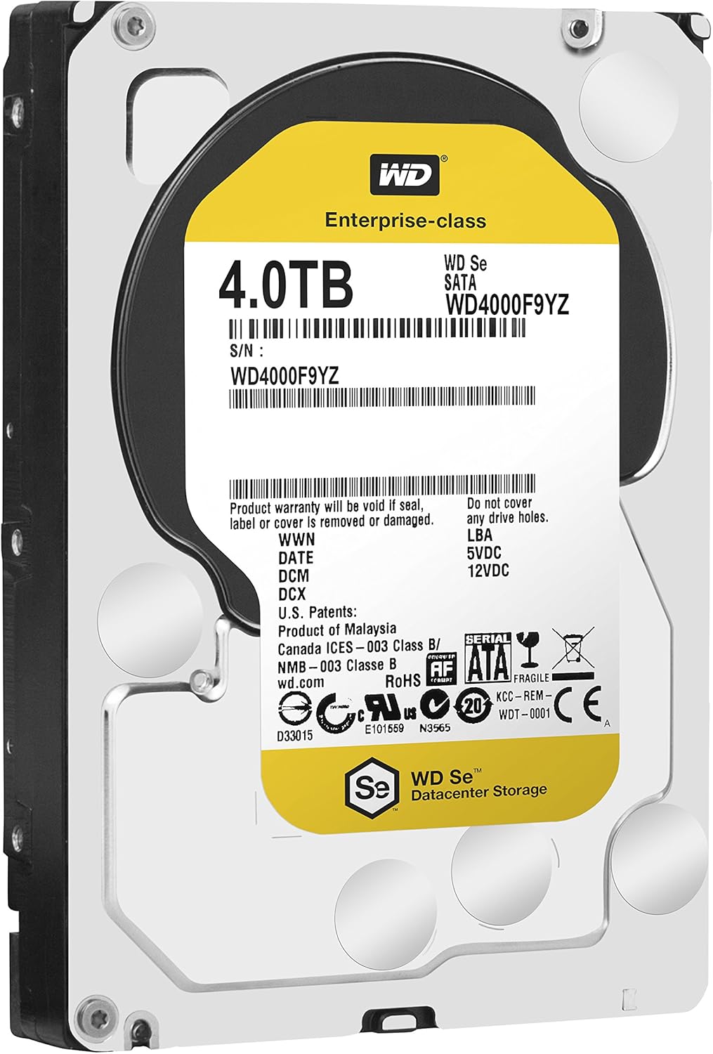 4TB 7200 RPM SATA 6 Gb/s 64MB Cache 3.5 Inch Hard Disk Drive H451
