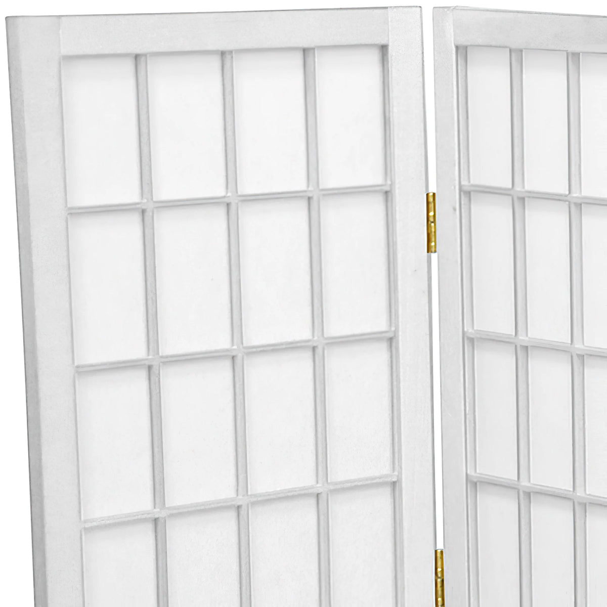 2 ft. Tall 4 Panel White Desktop Window Pane Screen T8329