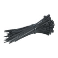 UV-Resistant Black Cable Ties 100-Pack C457