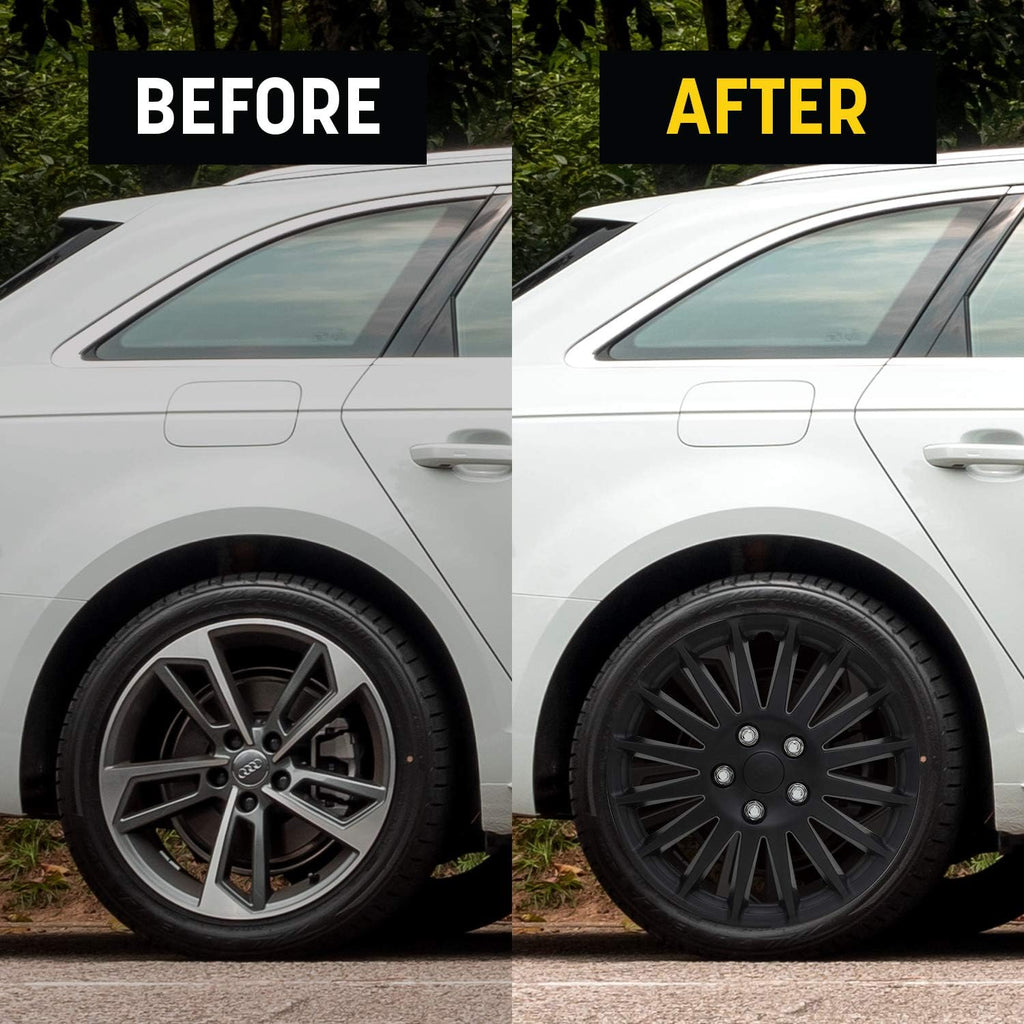 All Black Indy Wheel Cover Set of 4 I21003