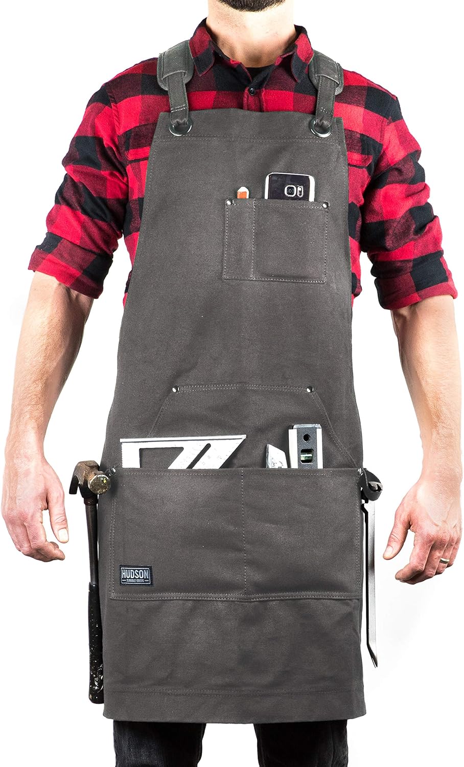 Waxed Canvas Apron Brown Pack of 2 T7318