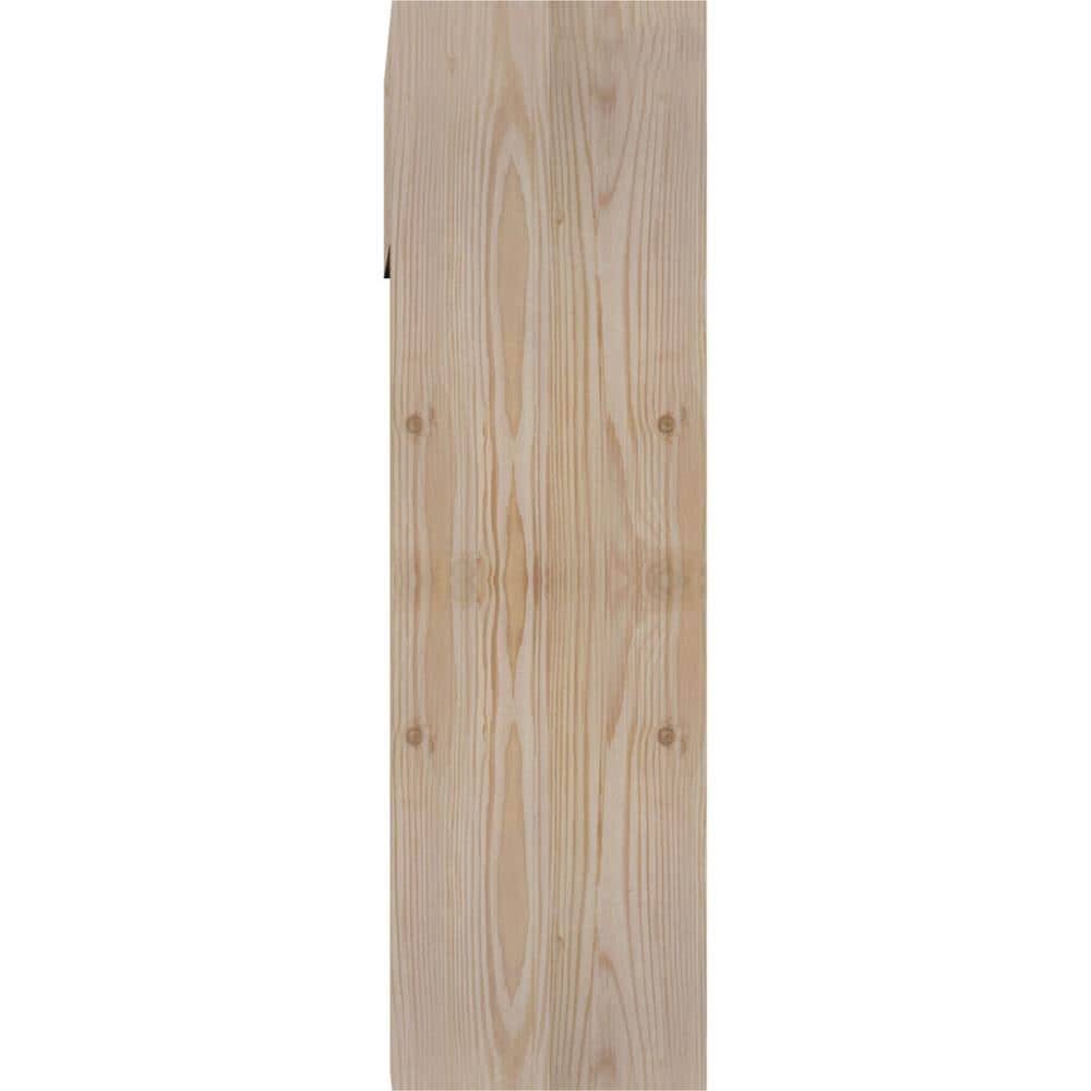 Douglas Fir Smooth Bracket with Offset Brace K82880