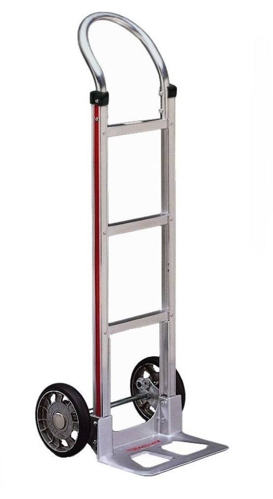 Aluminum Modular Hand Truck with Horizontal Loop Handle and Mold-On Rubber Wheels O193919
