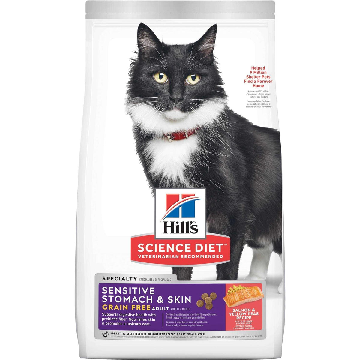 Sensitive Stomach & Skin Grain Free Dry Cat Food W577