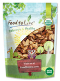 Organic Dry Roasted Brazil Nuts with Himalayan Salt, 4 Pounds I62037