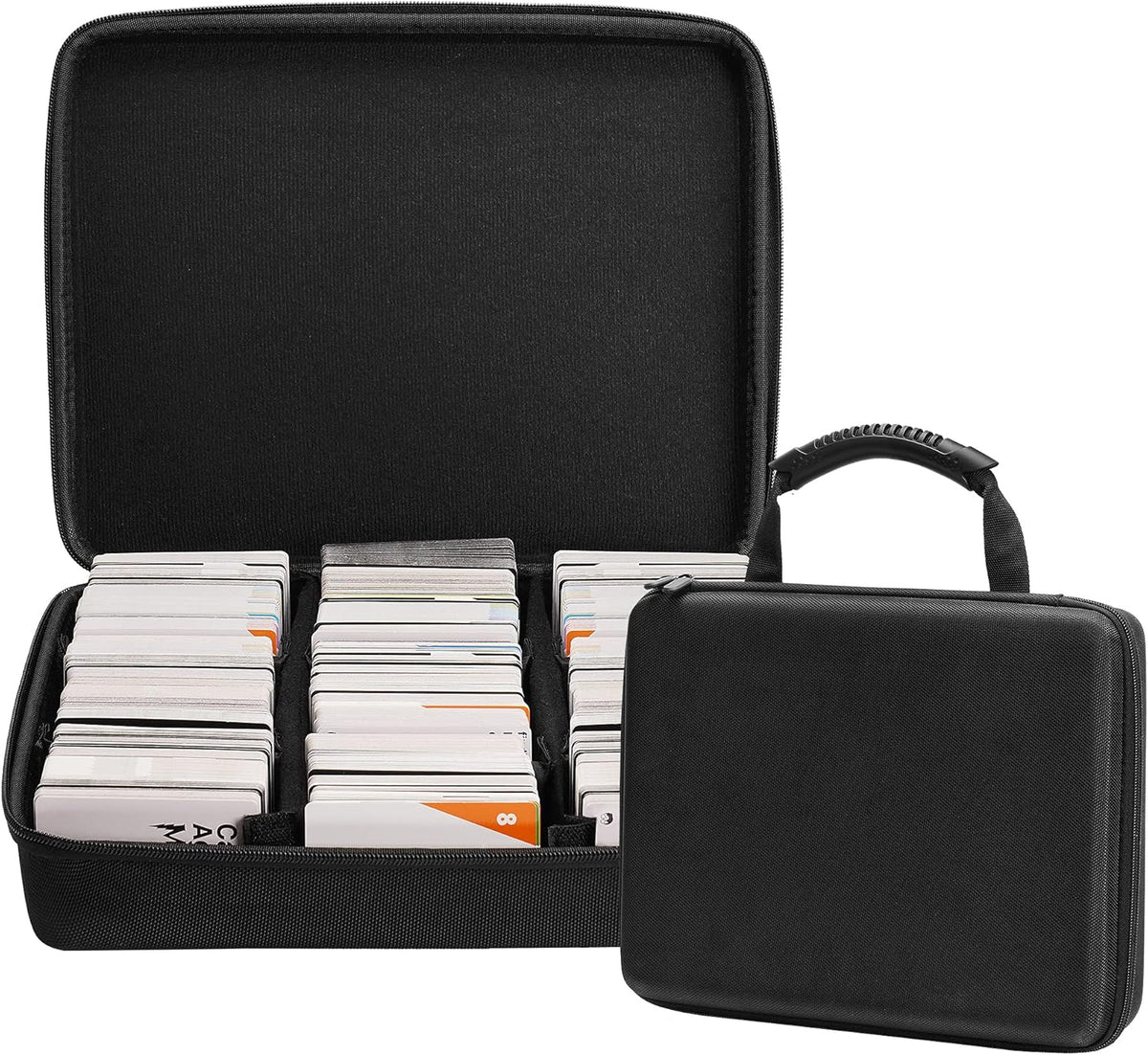 Extra Large Hard Card Case with 8 Moveable Dividers H231