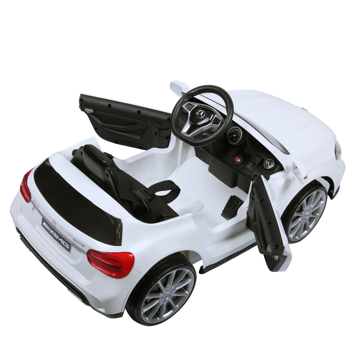 6V Battery 4-Wheel Electric Ride On Truck Car with Remote Control, White C95971