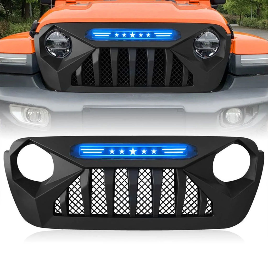 Grille with Blue Lights T13657
