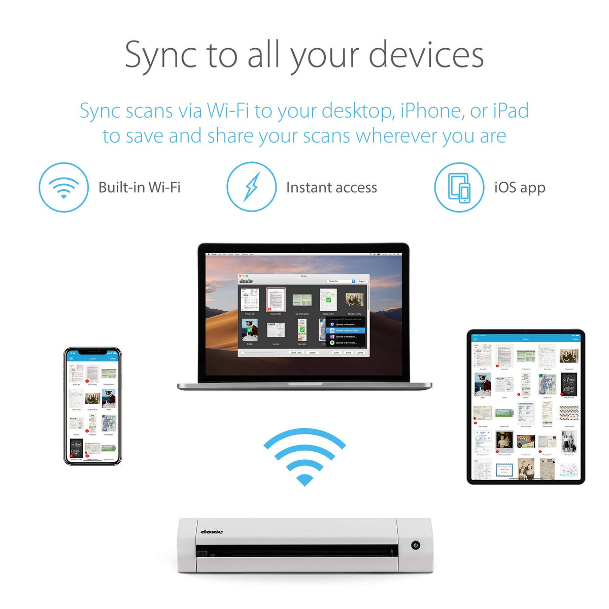 Wi-Fi Scanner with Rechargeable Battery G980
