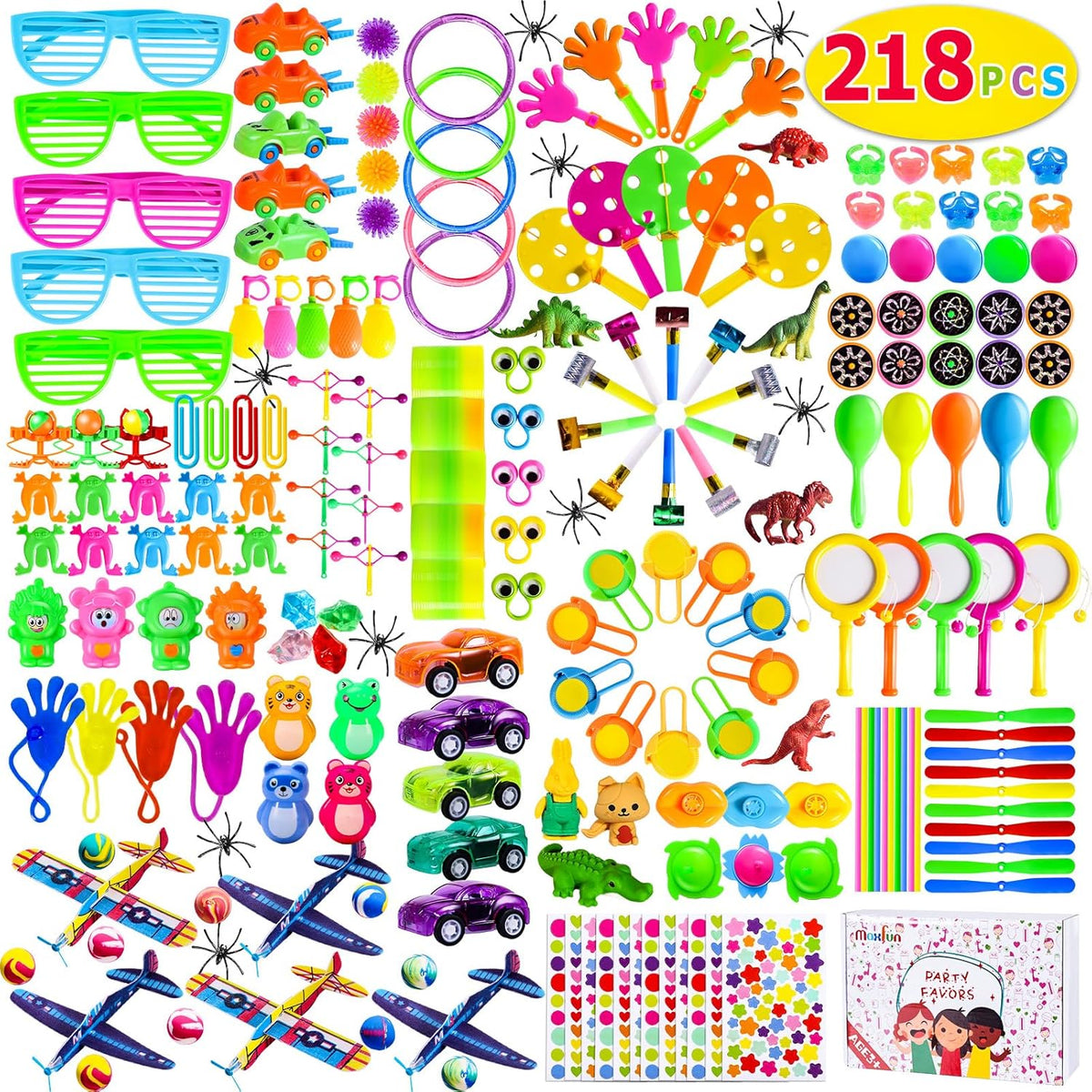 218pcs Party Toys Assortments E40574