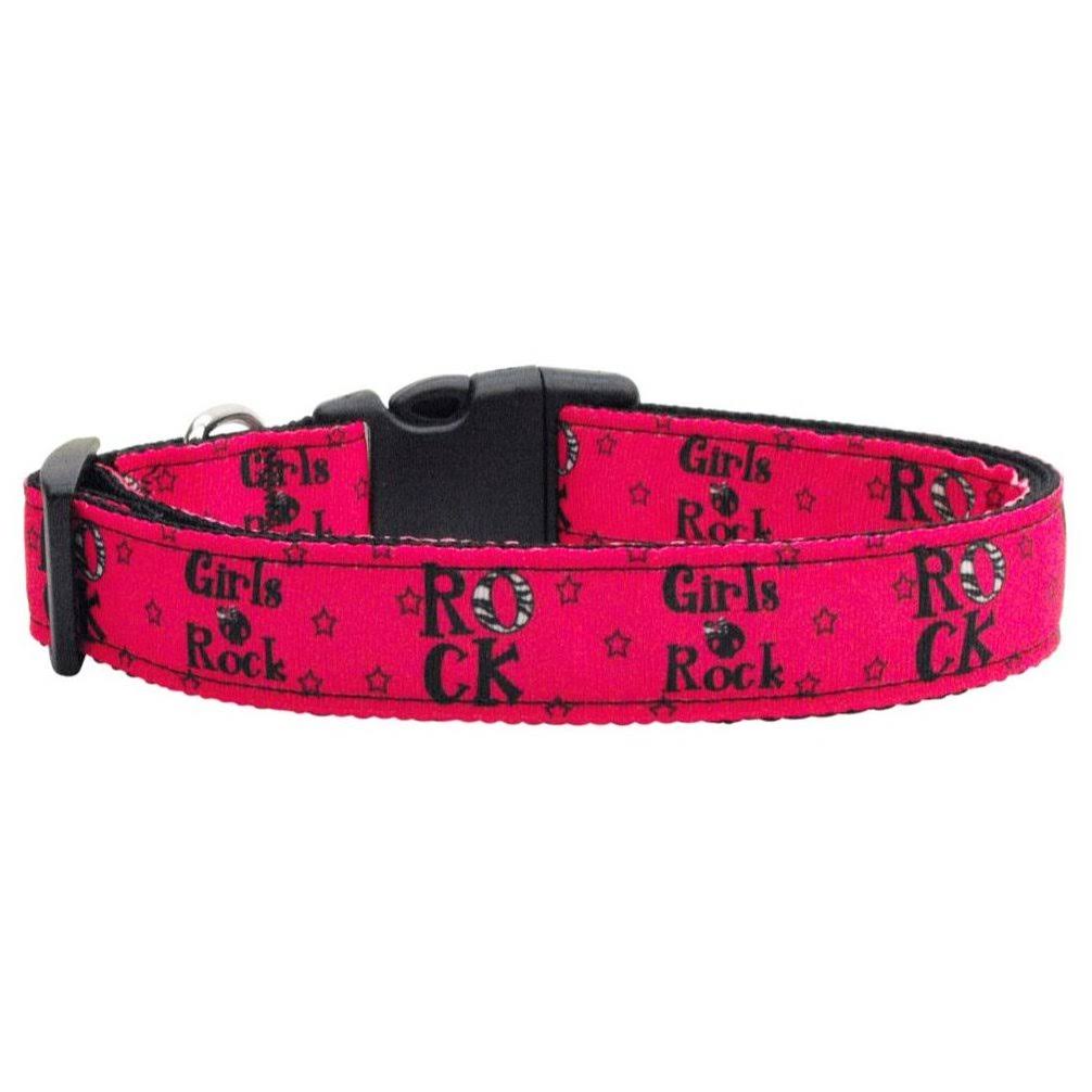 Nylon Ribbon Dog Collars Large E875