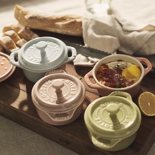 6-pc Mini Round Ceramic Cocotte Set X8455