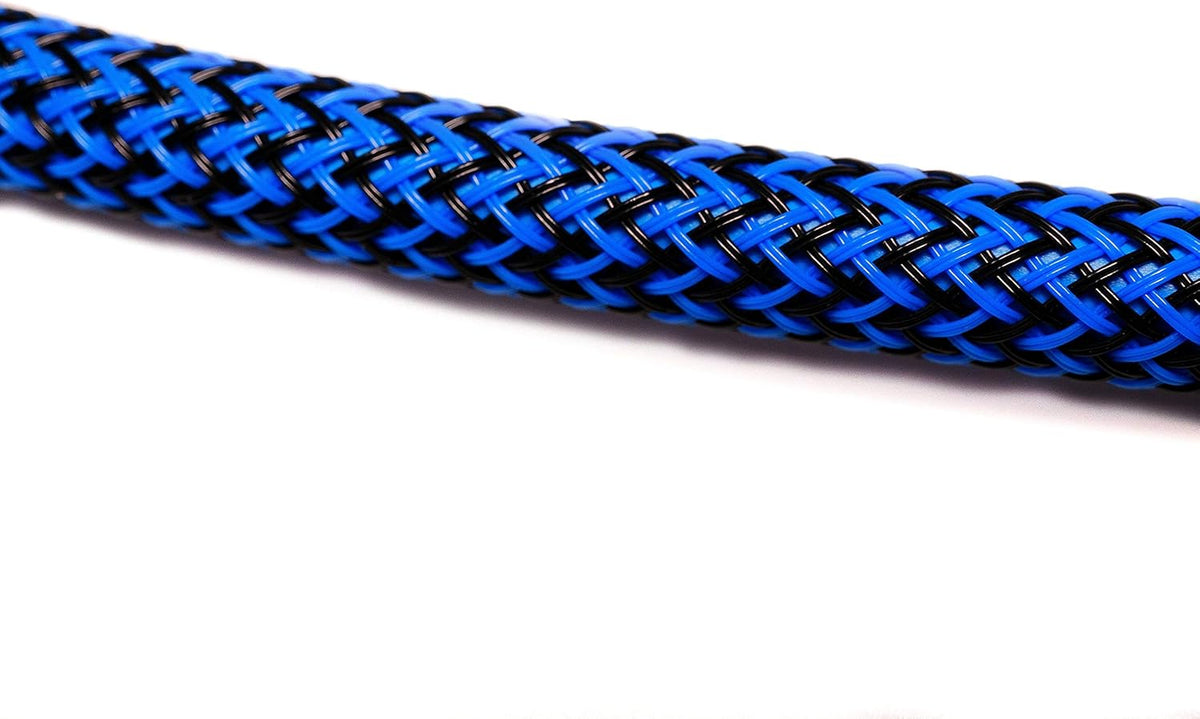 Blue Silver Copper Hybrid Low-Capacitance Coaxial Cable 6 Feet M50009