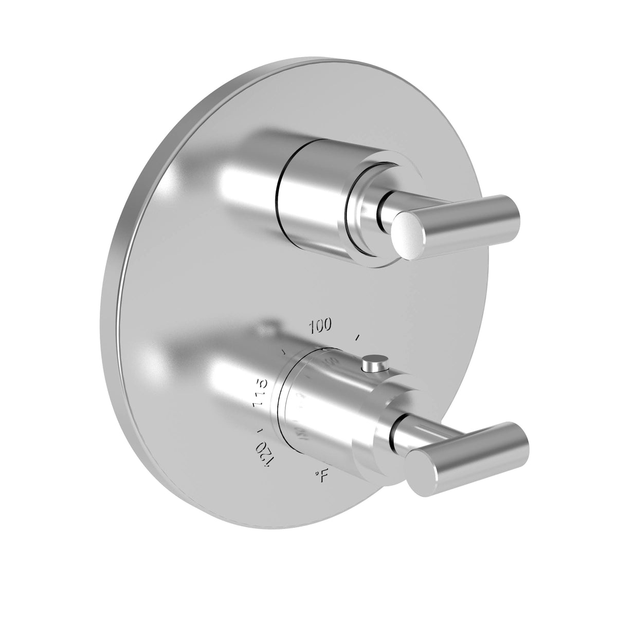 1/2x22 Round Thermostatic Trim Plate with Handle X937663