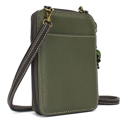 Faux Leather Multicolor Crossbody Cell Phone Purse N3147