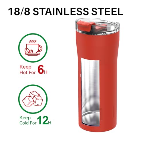 17 oz Stainless Steel Insulated Tumblers Set of Two B800