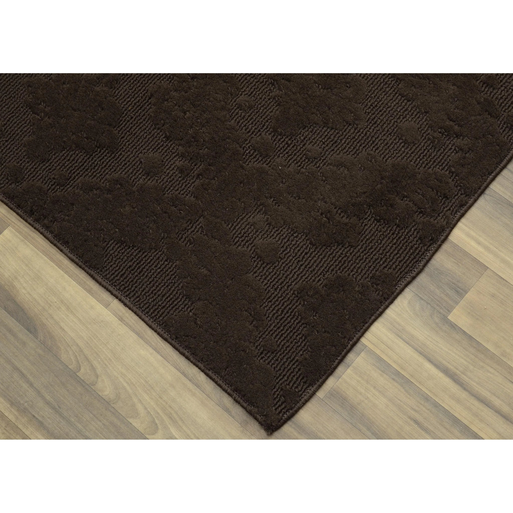4 ft. x 6 ft. Indoor Throw Rug Mocha J31922