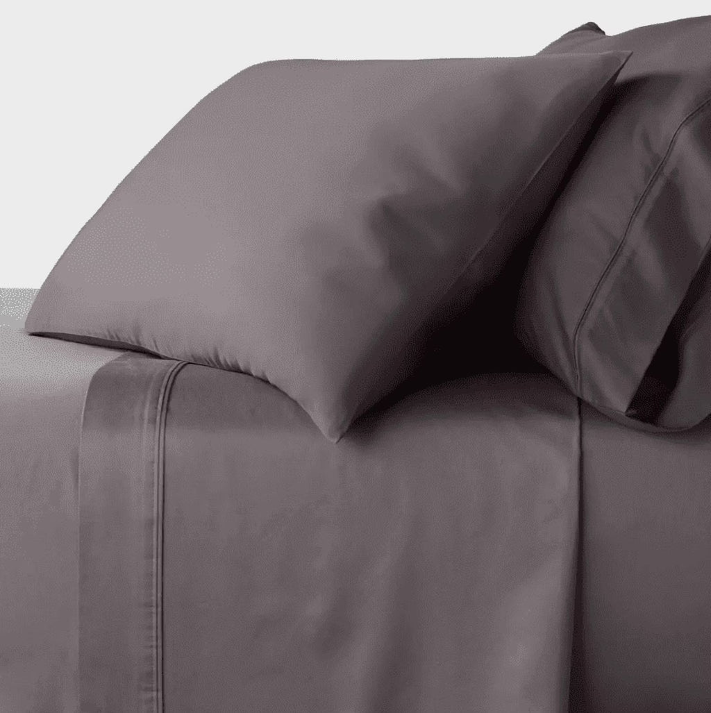 King Dark Gray Flat Sheet H22203