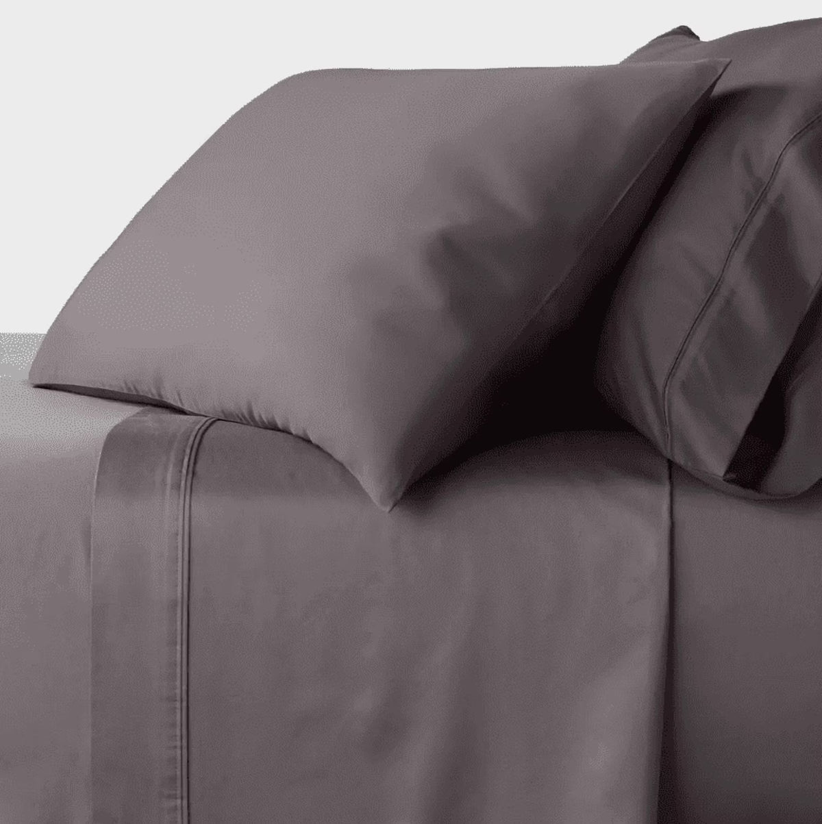 King Dark Gray Flat Sheet H22203