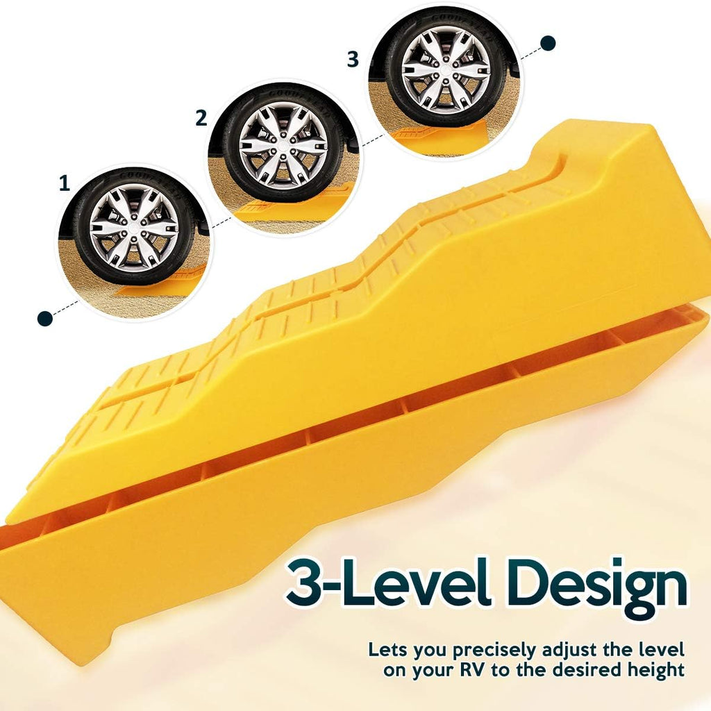 Set of 2 Automotive Leveling Ramps F923075