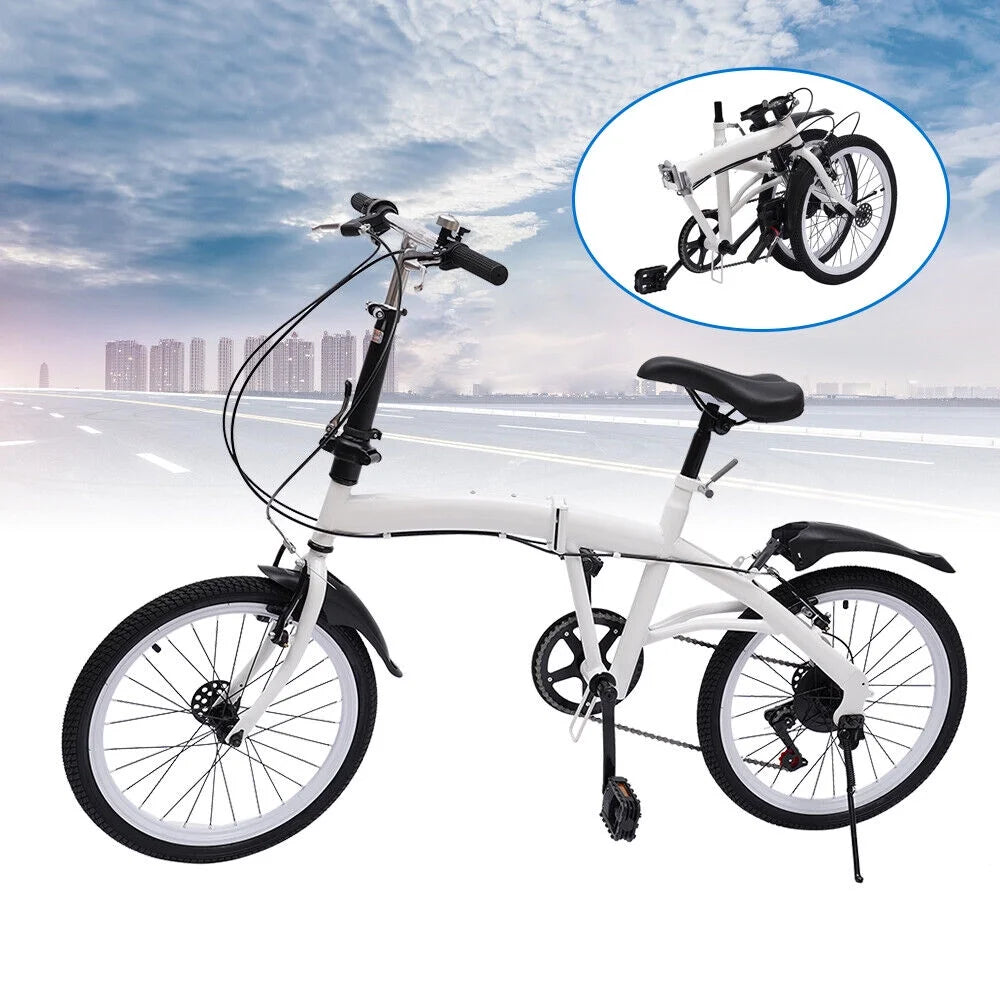 20'' Folding Bicycle 7 Speed Double V Brake D760