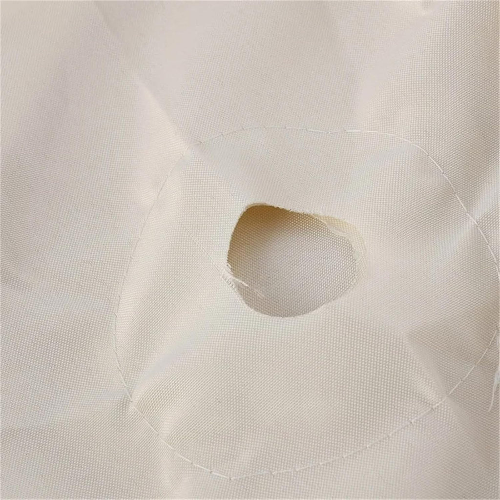 9.8ft Patio Umbrella Replacement Top Cover with 8 Ribs (White) N8420