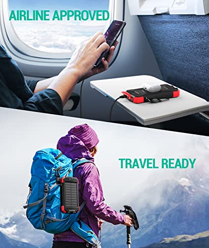 10,000mAh Solar Power Bank with Wireless Charging U73845