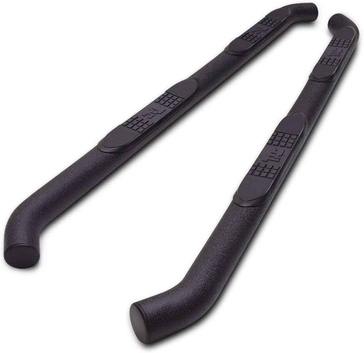 3 Black Side Bars Step Rails Running Boards D595