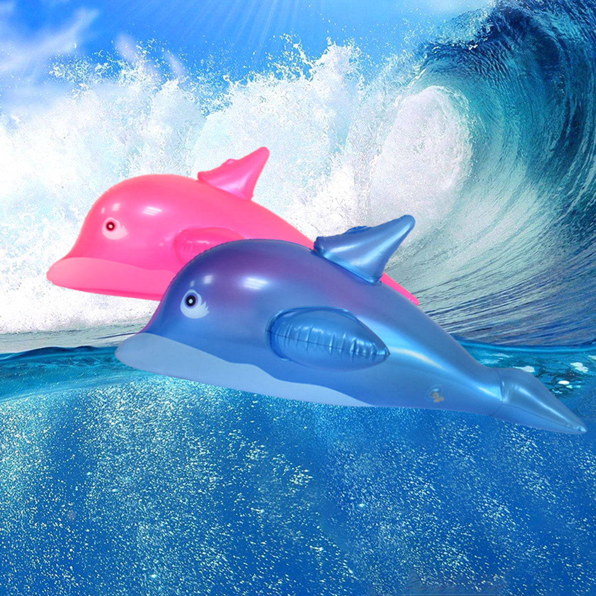 Inflatable Dolphin Fish Children Toy for Swimming Pool W435