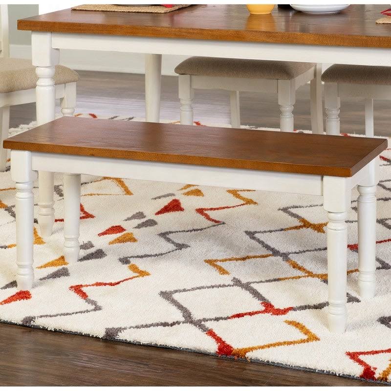Brown Wood Bench G51353