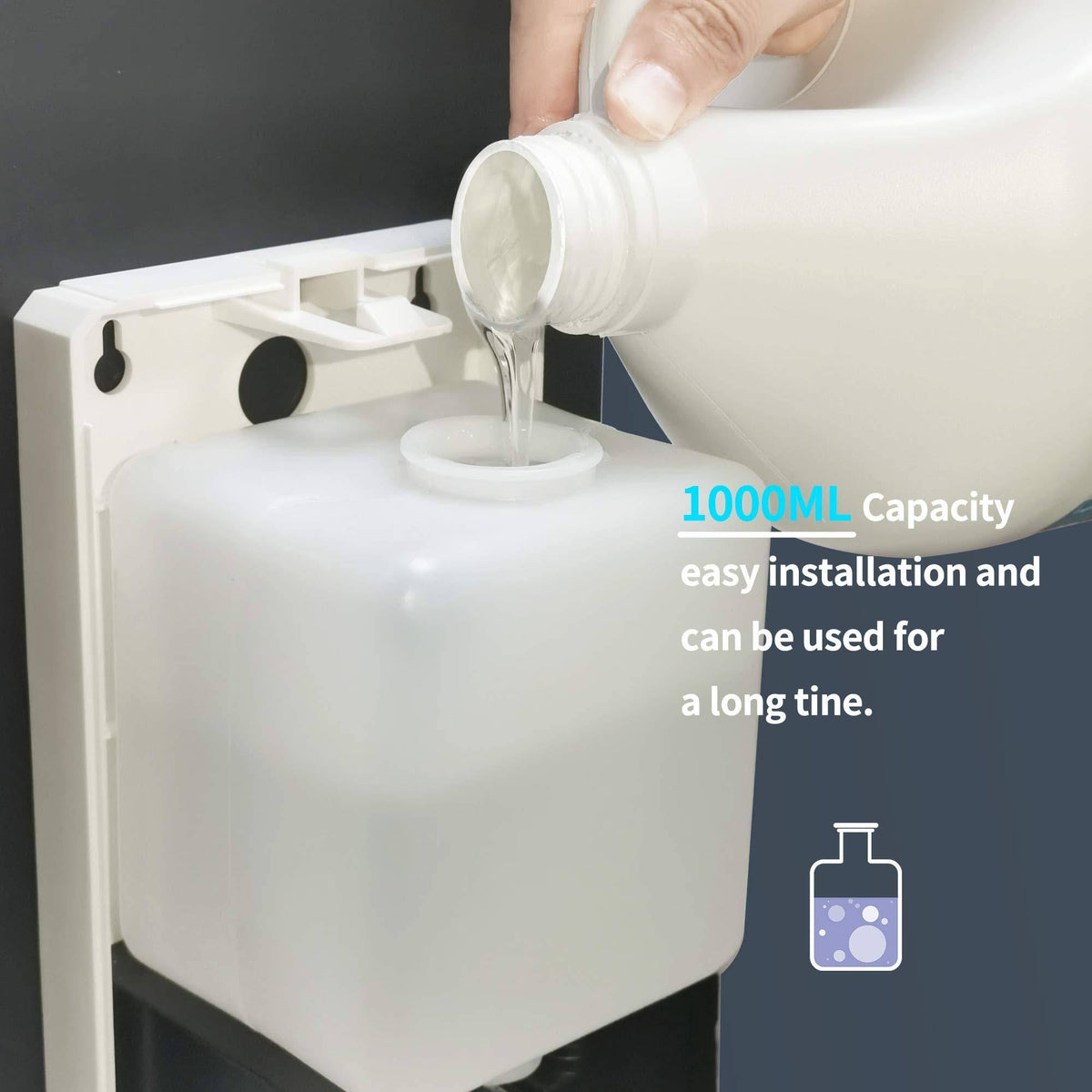 Touchless Automatic Hand Sanitizer Dispenser Stand with 0.5 Gallon Gel G440013