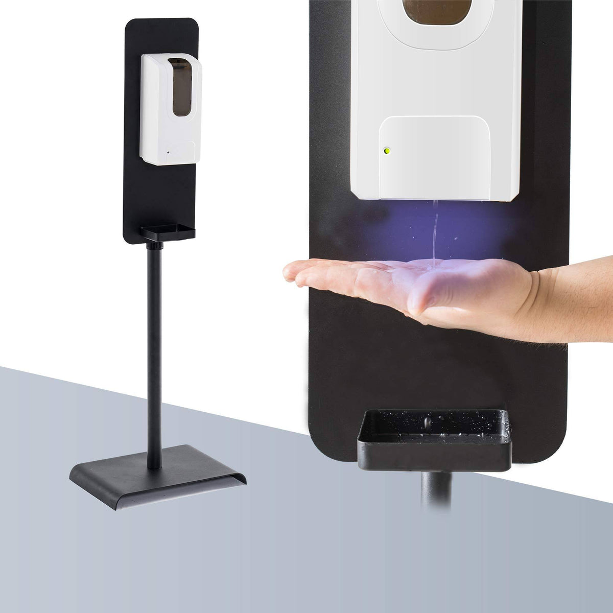 Touchless Automatic Hand Sanitizer Dispenser Stand with 0.5 Gallon Gel G440013