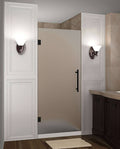 Frameless Hinged Shower Door in Oil Rubbed Bronze T138822