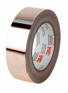 Copper Foil EMI Shielding Tape, 1-1/2 in x 36 yd G95049