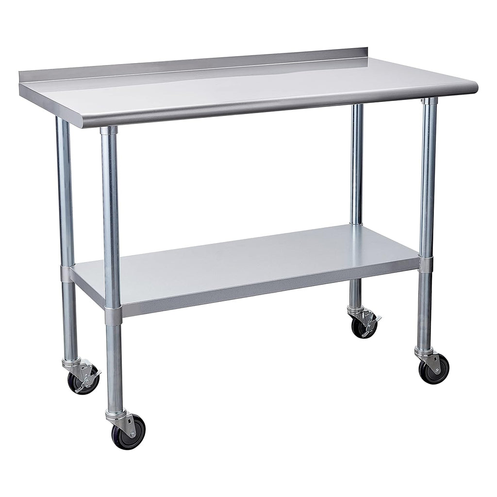 Stainless Steel Table with Caster Wheels T250