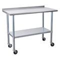 Stainless Steel Table with Caster Wheels T250