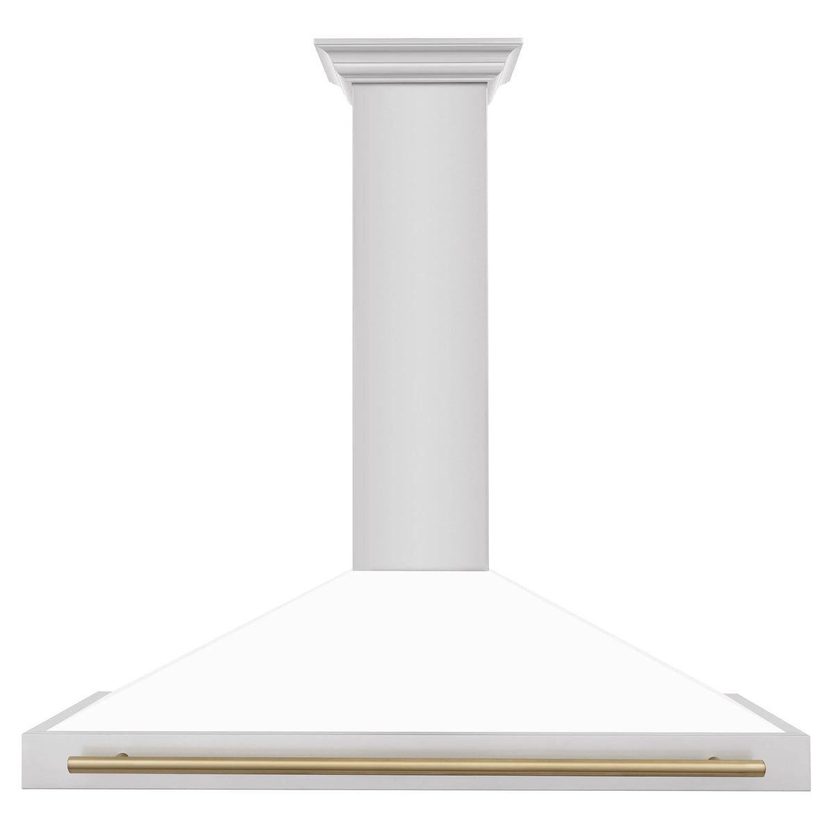 48 Stainless Steel Range Hood with White Matte Shell U46238